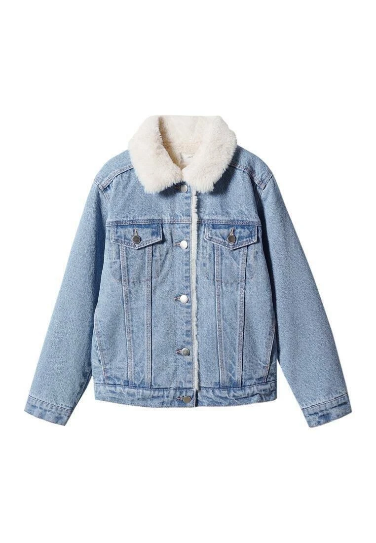 Mango Kids Lisa5 - Veste En Jean - Stredne Modra