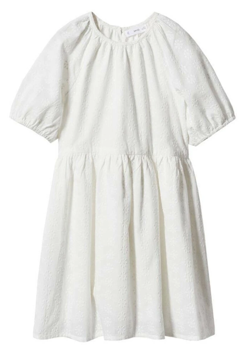 Mango Kids Camile - Robe De Jour - Ăcru