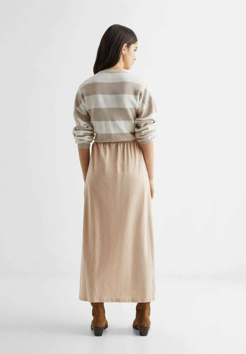 Mango Kids Hawaii - Jupe Trapèze - Beżowy – Image 3