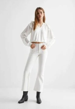 Mango Kids Flarer - Jean Flare - Off White