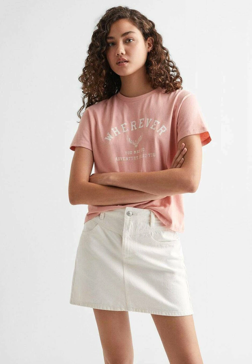 Mango Kids Yoke - Minijupe - Off White â Image 2