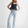 Mango Kids Jean Bootcut - Hellblau