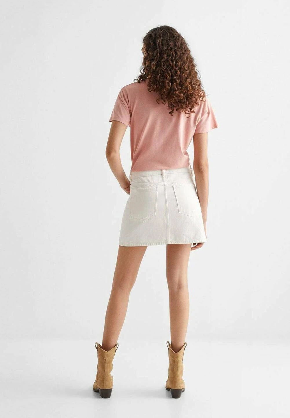 Mango Kids Yoke - Minijupe - Off White â Image 3