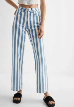 Mango Kids Stripes - Pantalon Classique - CremeweiĂ