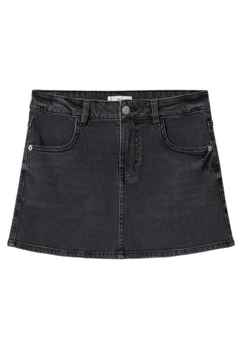 Mango Kids Mini - Jupe En Jean - Black Denim â Image 4