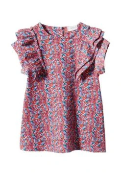 Mango Kids Lisboa - Robe De Jour - Rood