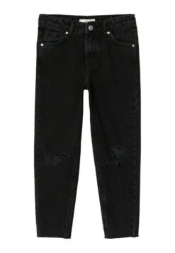 Mango Kids Mommy - Jean Droit - Black Denim