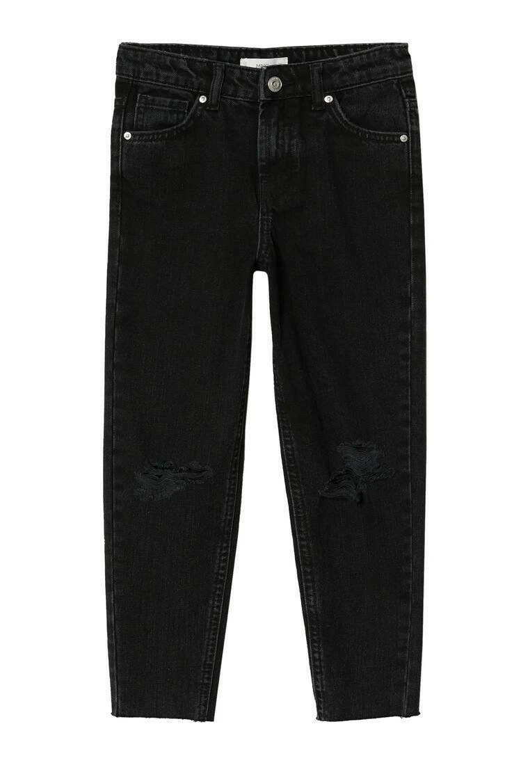 Mango Kids Mommy - Jean Droit - Black Denim