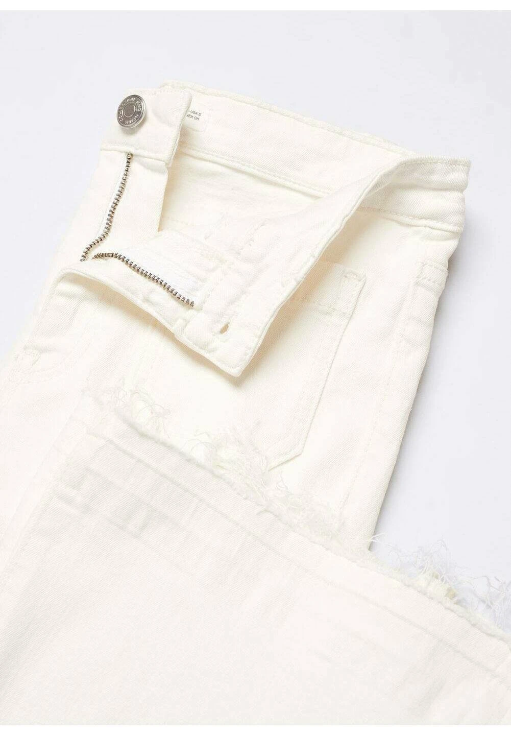 Mango Kids Pocket - Jean Flare - Off White â Image 2