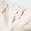 Mango Kids Chip - Short En Jean - Rose Pastel