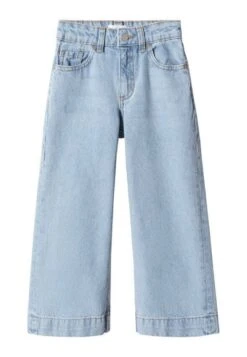 Mango Kids Culotte - Jean Flare - Bleu Moyen