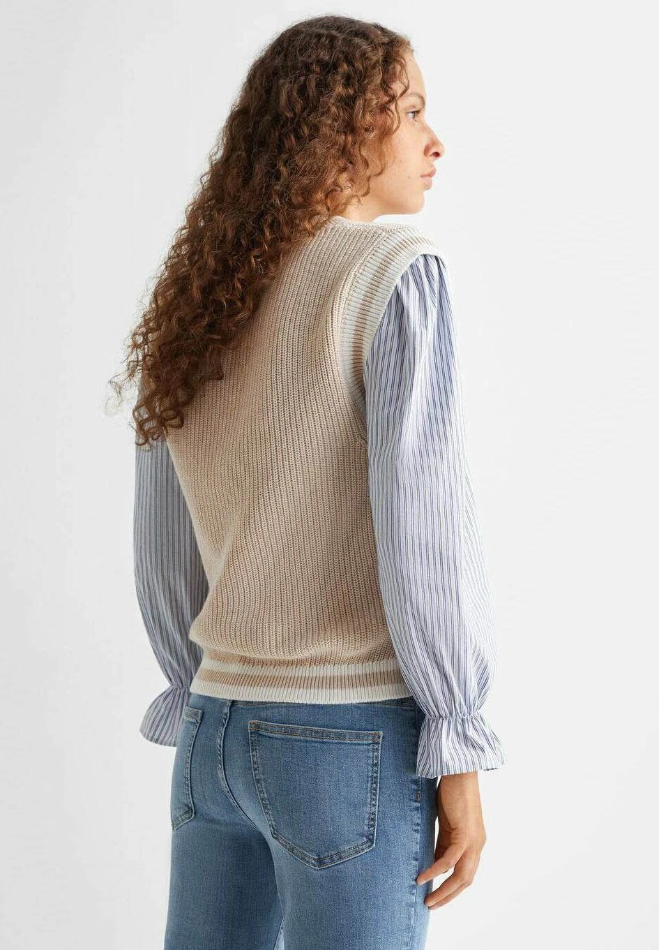 Mango Kids Aix - DĂ©bardeur - Beige â Image 3