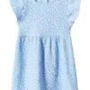 Mango Kids Polkadot - Robe De Jour - Sky Blue