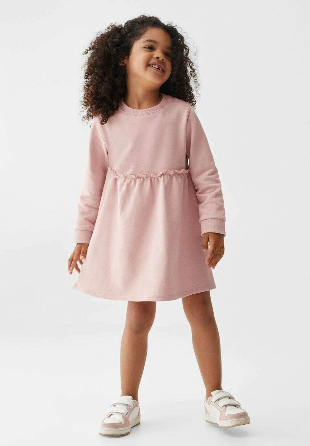 Mango Kids Jupiter - Robe De Jour - Růžová