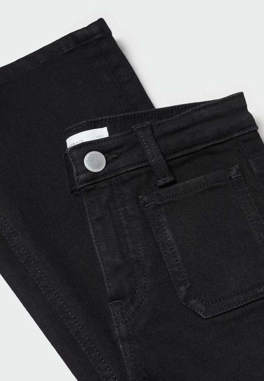 Mango Kids Jean Flare - Black Denim â Image 3