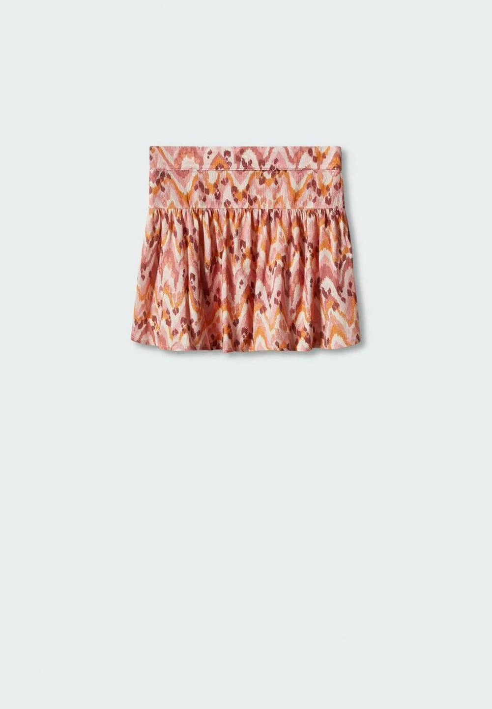 Mango Kids Ikat - Jupe TrapĂšze - Coral Red â Image 2
