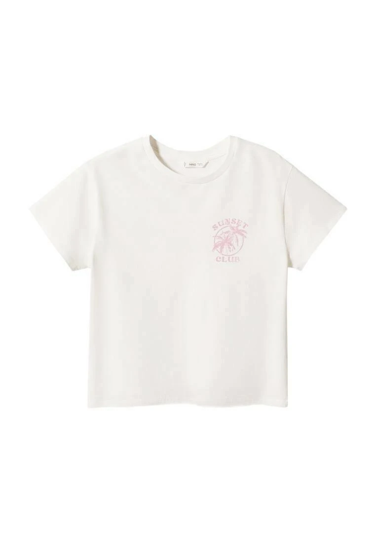 Mango Kids Club - T-Shirt ImprimĂ© - Bianco Sporco â Image 4