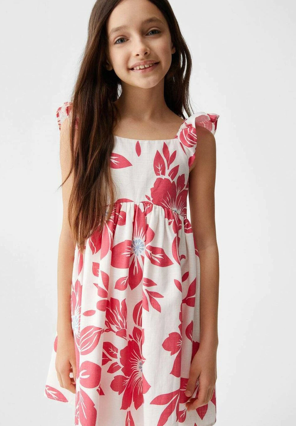 Mango Kids Andros - Robe De Jour - Jordbær – Image 2