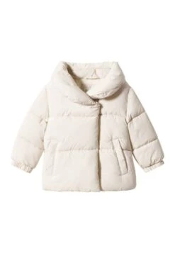 Mango Kids Candiju - Manteau D'Hiver - Écru