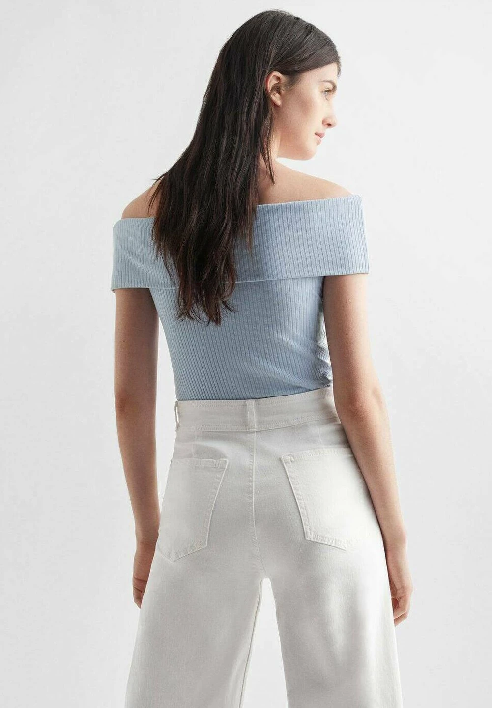 Mango Kids Shouldr2 - T-Shirt Basique - Bleu Ciel â Image 3