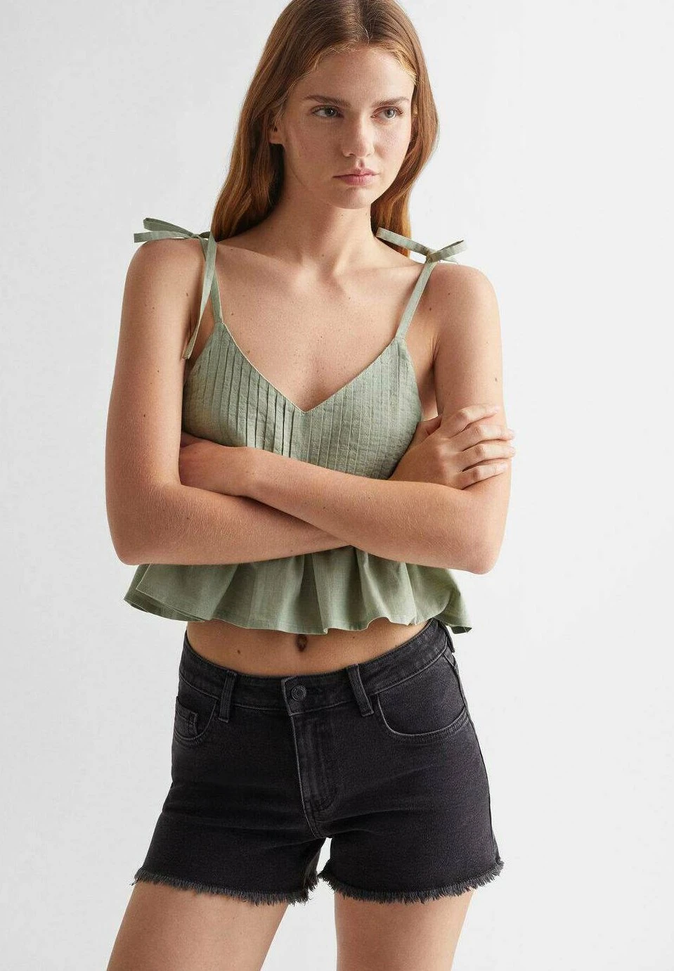 Mango Kids Stretch - Short En Jean - Black Denim â Image 2