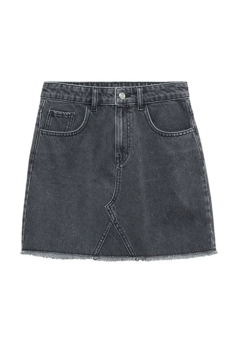 Mango Kids Jupe Trapèze - Denim Grey – Image 4
