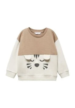 Mango Kids Flap - Sweatshirt - Sandfarben