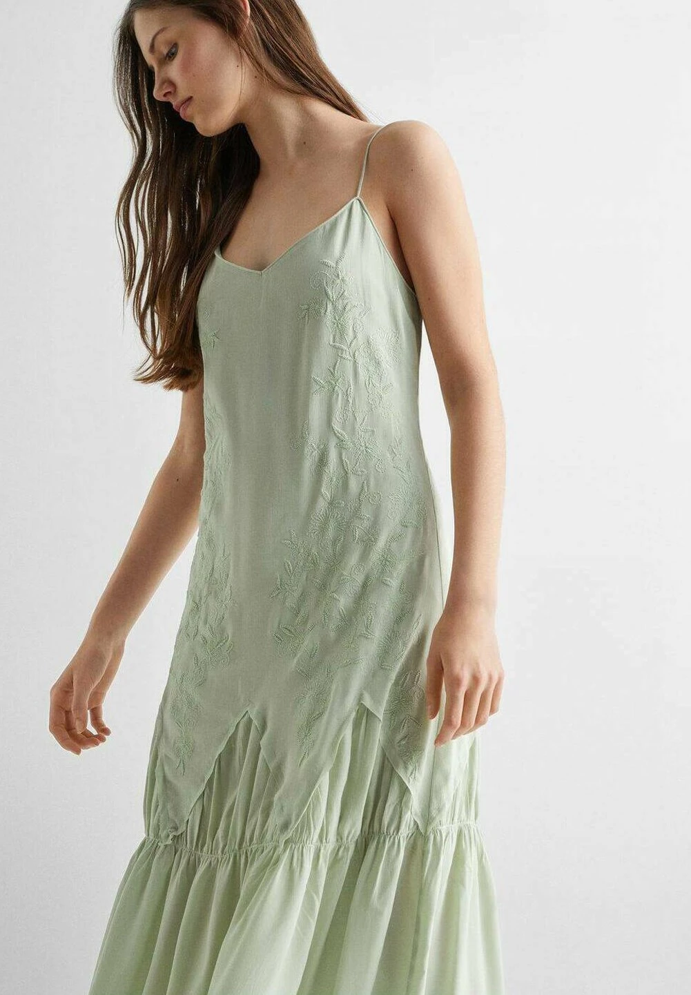 Mango Kids Angelina - Robe Longue - Green â Image 3