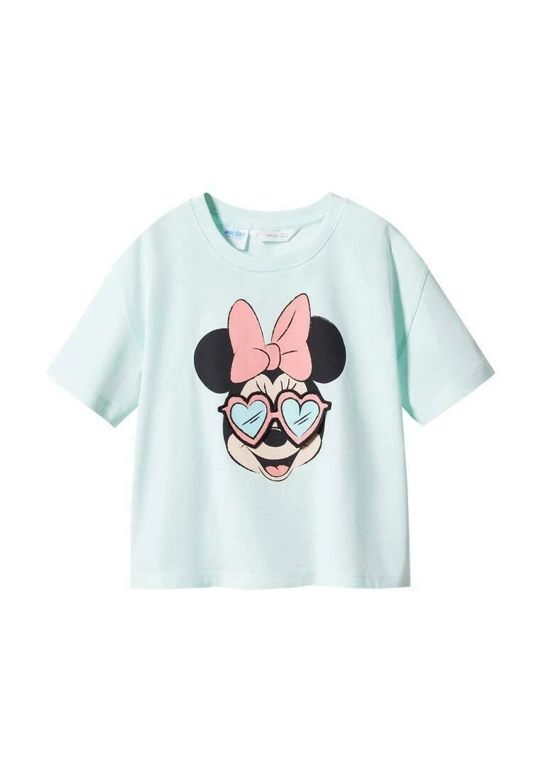 Mango Kids Gafasb - T-Shirt Imprimé - Verde Acqua