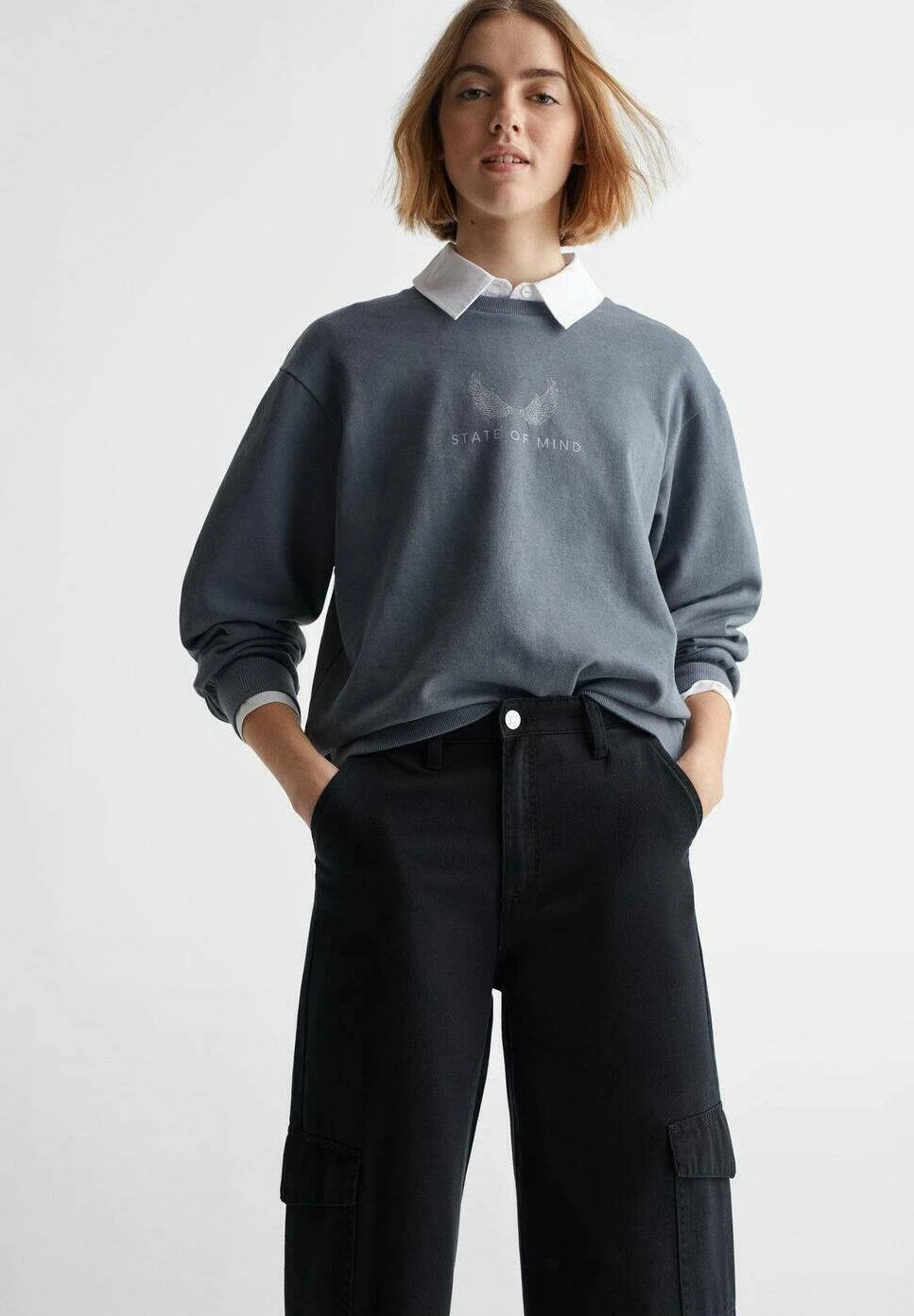 Mango Kids Flowcarg - Jean Flare - Black â Image 5