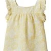 Mango Kids Waki - Blouse - Pastelgeel
