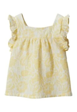 Mango Kids Waki - Blouse - Pastelgeel
