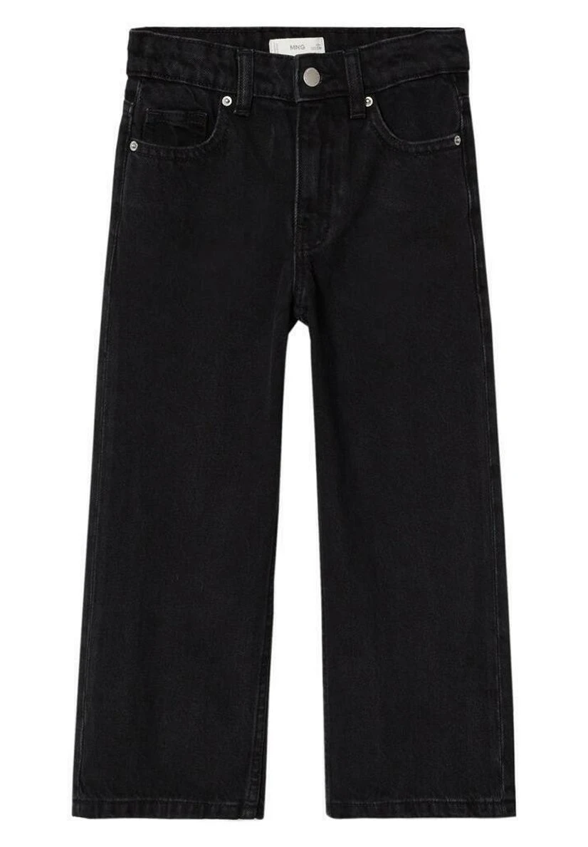 Mango Kids Culotte - Jean Droit - Black Denim