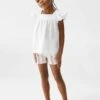 Mango Kids Adela - Blouse - Biały