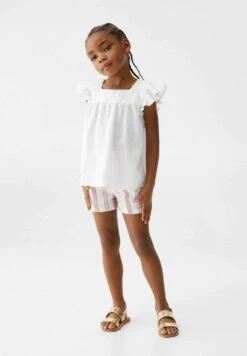 Mango Kids Adela - Blouse - BiaĆy