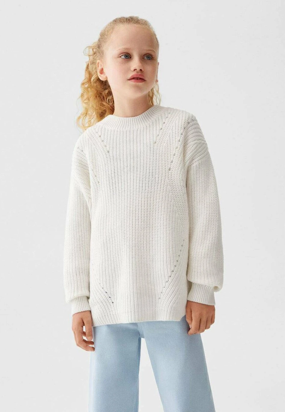 Mango Kids Royal5 - Pullover - Off White â Image 2