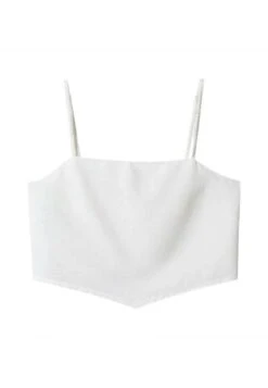 Mango Kids Mikonos - Débardeur - Blanc Cassé