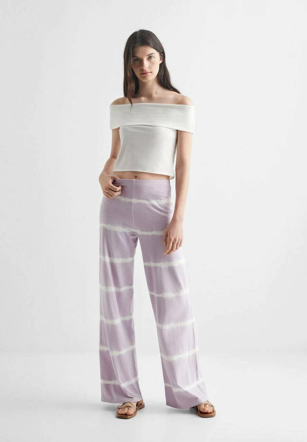 Mango Kids Shouldr2 - T-Shirt Basique - Blanc Cassé – Image 2