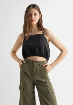 Mango Kids Rupit - Débardeur - Svart