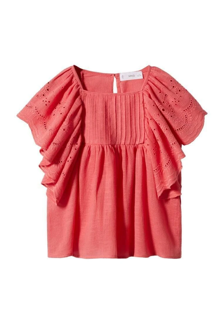 Mango Kids Rodas - Blouse - Coral Red