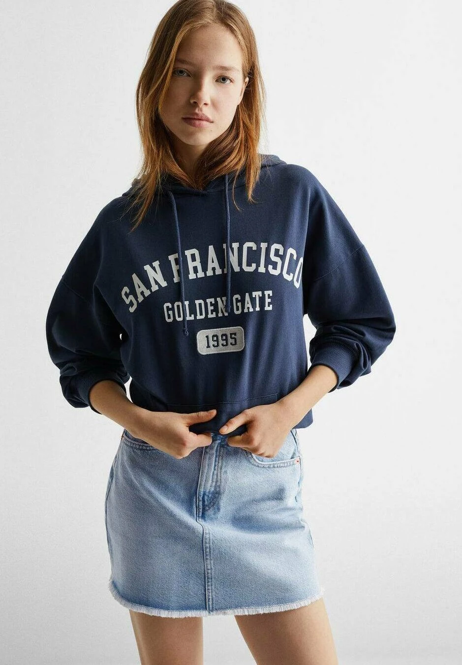 Mango Kids Jupe En Jean - Light Blue