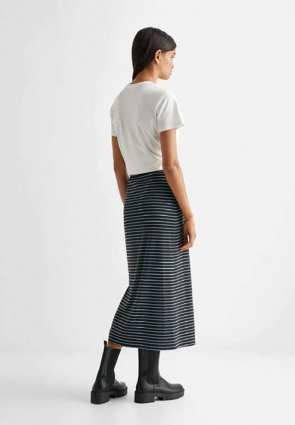 Mango Kids Betyf - Jupe Trapèze - Dark Heather Grey – Image 3