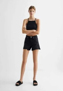 Mango Kids Helena - Short En Jean - Black Denim