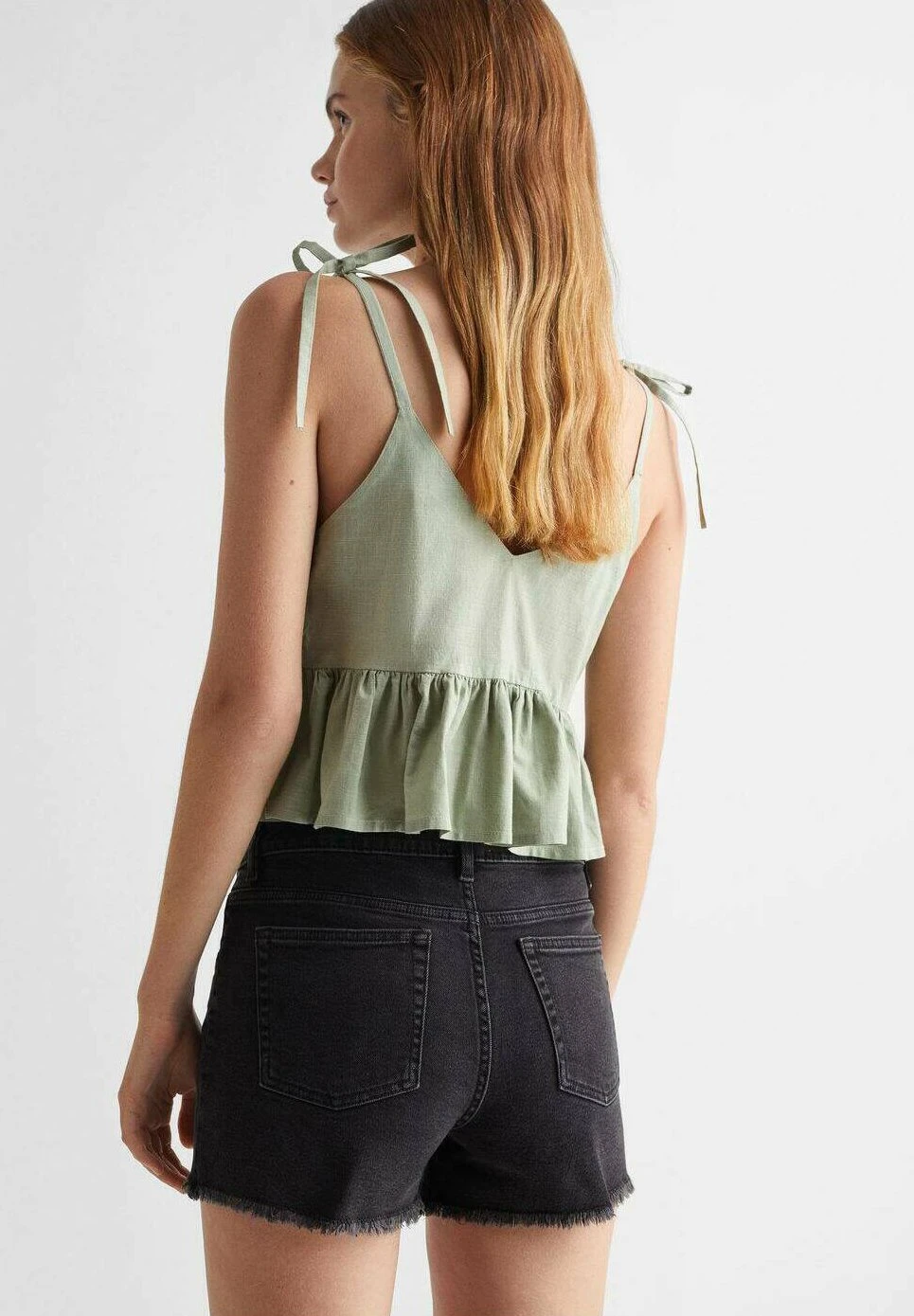 Mango Kids Stretch - Short En Jean - Black Denim â Image 3