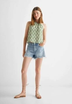 Mango Kids Western - Short En Jean - Mellanblå