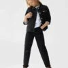 Mango Kids Allegra - Veste En Jean - Black Denim