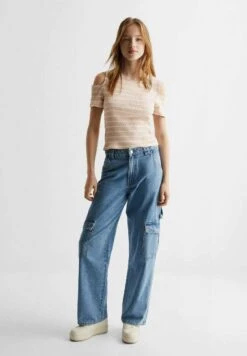 Mango Kids Midi - T-Shirt Imprimé - Beige