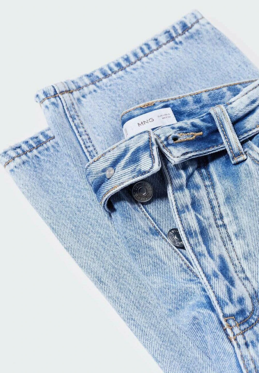 Mango Kids Turned - Jean Droit - Light Blue â Image 7