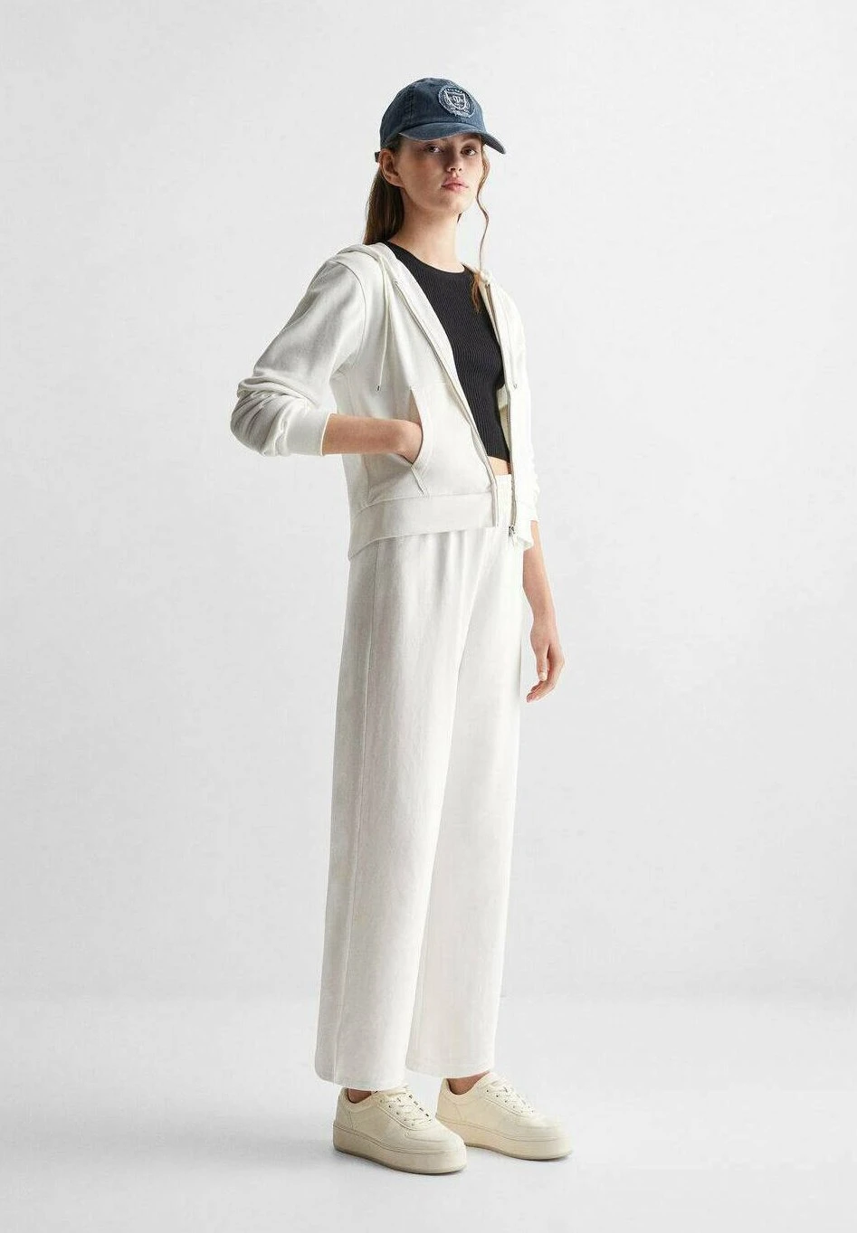 Mango Kids Suavet - Pantalon De SurvĂȘtement - Off White â Image 2