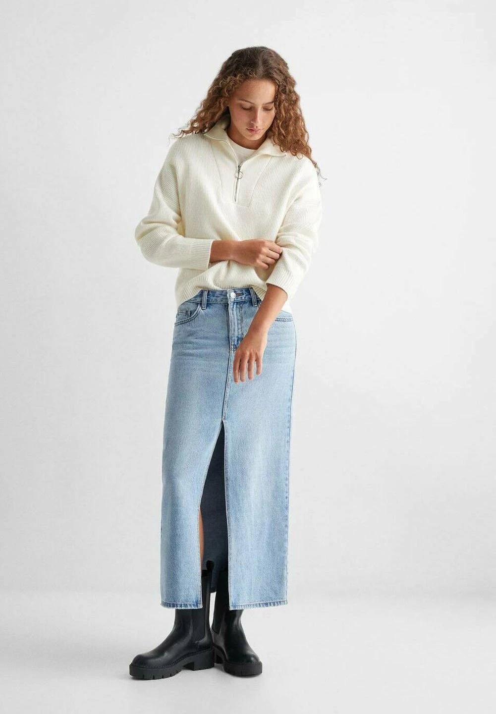 Mango Kids Zip - Pullover - Grezzo